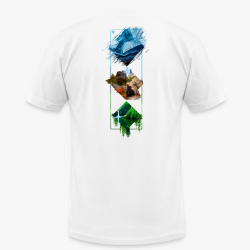 Elemental back - Unisex Jersey T-Shirt by Bella + Canvas