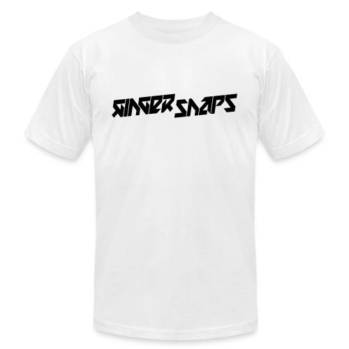 Ginger Snap5 logo (slim black) - Unisex Jersey T-Shirt by Bella + Canvas