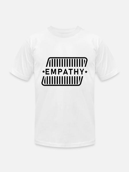 Empathy - Unisex Jersey T-Shirt by Bella + Canvas - white