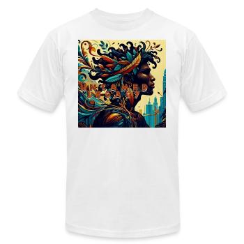 Collection Héritage indompté - T-shirt unisexe Bella + Canvas - blanc - Devant - Jose (178cm)