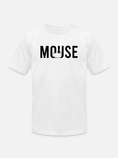 mouse - Unisex Jersey T-Shirt by Bella + Canvas - white