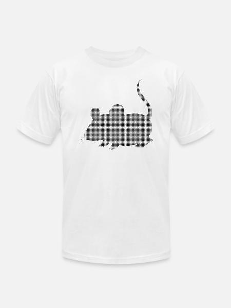 mouse - Unisex Jersey T-Shirt by Bella + Canvas - white