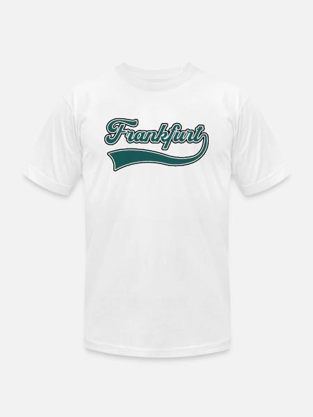 frankfurt germany - Unisex Jersey T-Shirt by Bella + Canvas - white