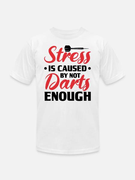 Darts Dart Player - Unisex Jersey T-Shirt by Bella + Canvas - white