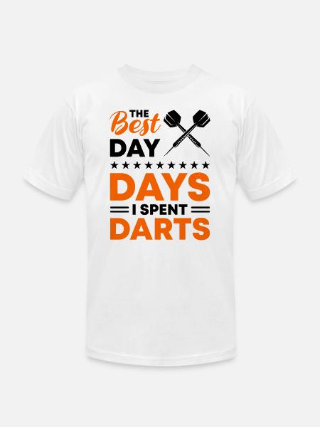 Darts Dart Player - Unisex Jersey T-Shirt by Bella + Canvas - white