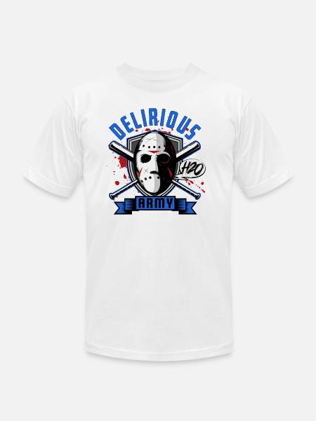 Women’s Delirious Army - Premium - Unisex Jersey T-Shirt by Bella + Canvas - white