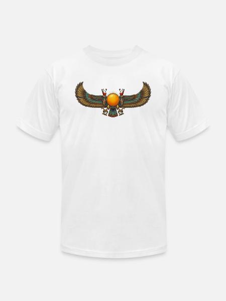 Solar Winged Emblem - Unisex Jersey T-Shirt by Bella + Canvas - white