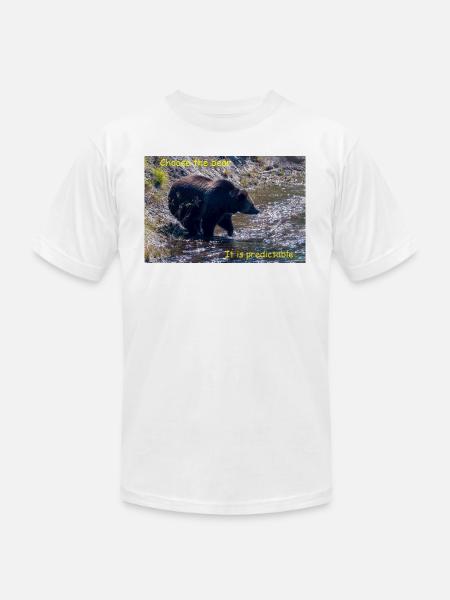 Choose The Bear - Unisex Jersey T-Shirt by Bella + Canvas - white
