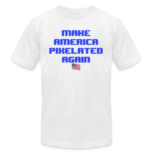 Pixelated America - Unisex Jersey T-Shirt by Bella + Canvas