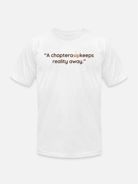 Chapter & Sip Escape - Unisex Jersey T-Shirt by Bella + Canvas - white