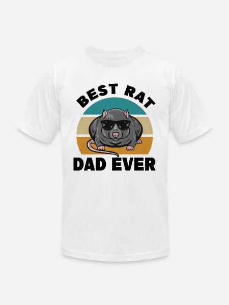 Rats men - Unisex Jersey T-Shirt by Bella + Canvas - white