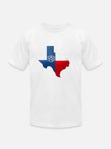 Texas Atheist - Unisex Jersey T-Shirt by Bella + Canvas - white