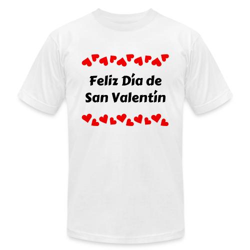 February Celebrating Valentine's Day, February 14 - Unisex Jersey T-Shirt by Bella + Canvas