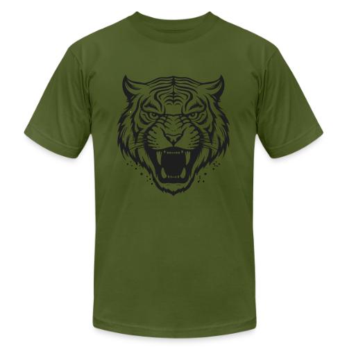 Wild Tiger Fashion, the fury of the feline tiger. - Unisex Jersey T-Shirt by Bella + Canvas