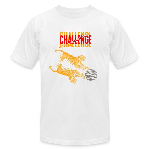 Double tiger fashion, jungle feline animals. - Unisex Jersey T-Shirt by Bella + Canvas