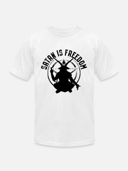 Satanist - Unisex Jersey T-Shirt by Bella + Canvas - white