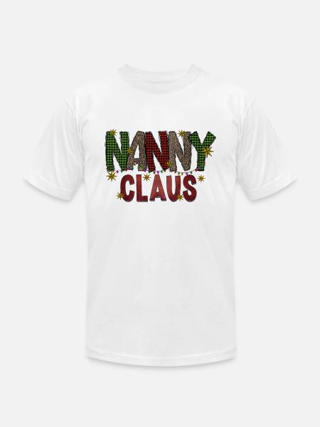 Nanny Claus - Unisex Jersey T-Shirt by Bella + Canvas - white