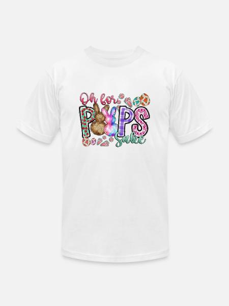 Oh For Poops Sake - Unisex Jersey T-Shirt by Bella + Canvas - white