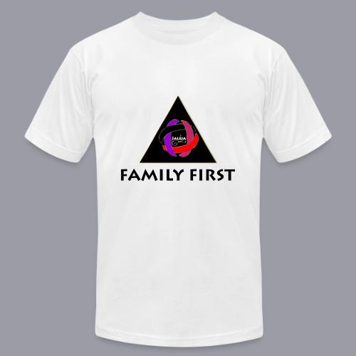 JALEJA FAMILY FIRST (BLACK PRINT) - Unisex Jersey T-Shirt by Bella + Canvas
