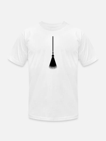 broom - Unisex Jersey T-Shirt by Bella + Canvas - white