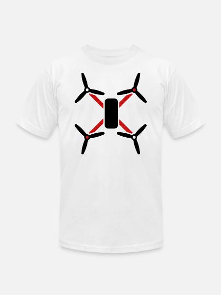 quad - Unisex Jersey T-Shirt by Bella + Canvas - white