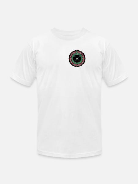 Roulette Wheel - Unisex Jersey T-Shirt by Bella + Canvas - white