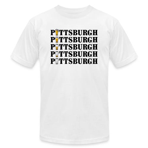 Beer in Pittsburgh - Unisex Jersey T-Shirt by Bella + Canvas