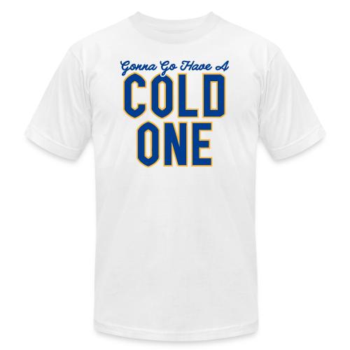 Gonna Go Have a Cold One (White/Grey) - Unisex Jersey T-Shirt by Bella + Canvas