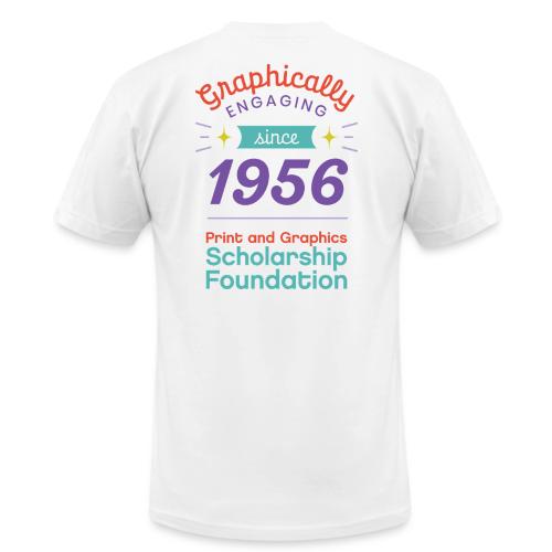 PGSF Graphically Engaging Back On White 4C PRI - Unisex Jersey T-Shirt by Bella + Canvas