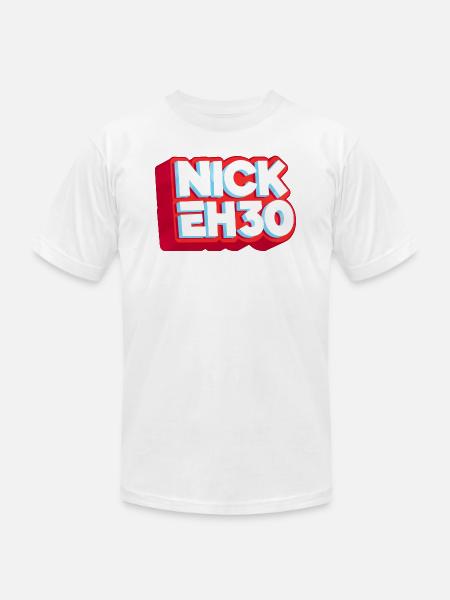 nick eh 30 - Unisex Jersey T-Shirt by Bella + Canvas - white