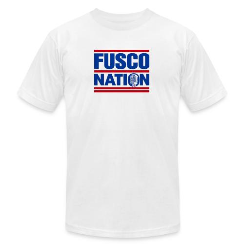 Fusco Nation with Mic (250th Show Commemorative) - Unisex Jersey T-Shirt by Bella + Canvas
