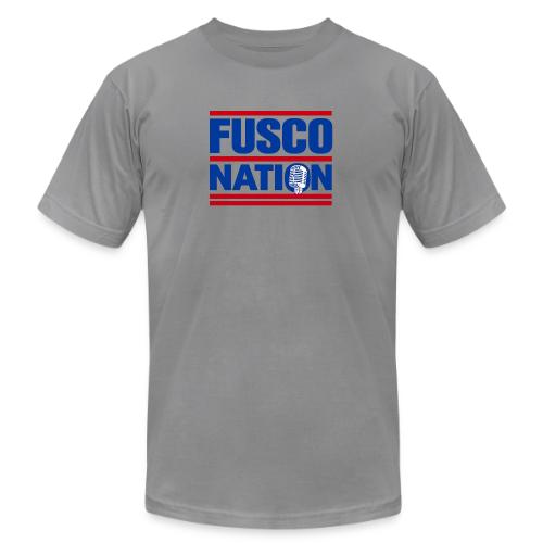Fusco Nation with Mic (250th Show Commemorative) - Unisex Jersey T-Shirt by Bella + Canvas