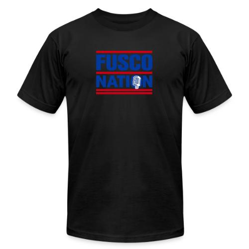 Fusco Nation with Mic (250th Show Commemorative) - Unisex Jersey T-Shirt by Bella + Canvas