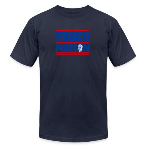 Fusco Nation with Mic (250th Show Commemorative) - Unisex Jersey T-Shirt by Bella + Canvas