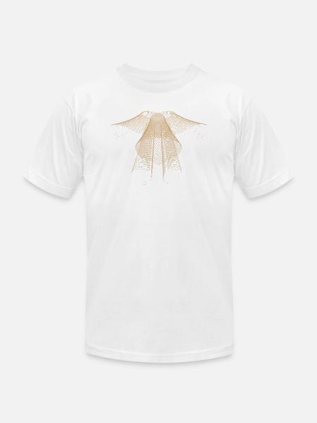Abstract Dot Design - Unisex Jersey T-Shirt by Bella + Canvas - white