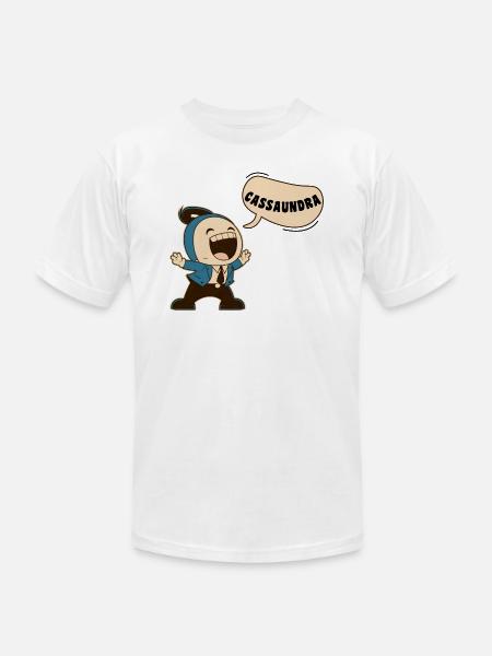 Cassaundra Name 1 1 - Unisex Jersey T-Shirt by Bella + Canvas - white