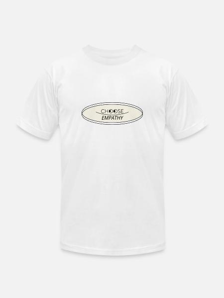 choose empathy - Unisex Jersey T-Shirt by Bella + Canvas - white
