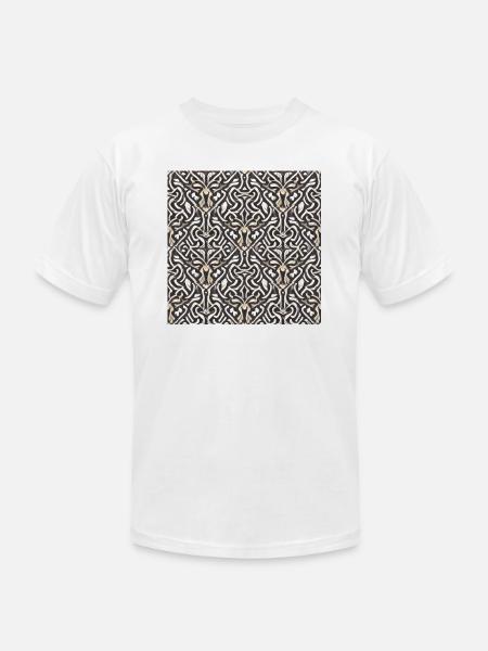 Ornament pattern - Unisex Jersey T-Shirt by Bella + Canvas - white