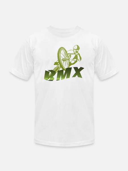 BMX - Unisex Jersey T-Shirt by Bella + Canvas - white
