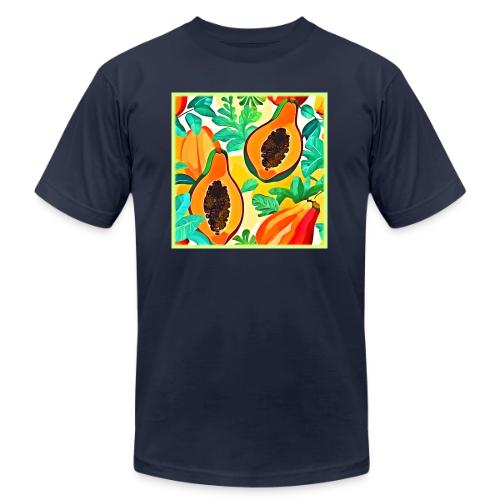 Tropical Papaya Pop Art - Unisex Jersey T-Shirt by Bella + Canvas