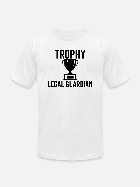 Trophy Legal Guardian - Unisex Jersey T-Shirt by Bella + Canvas - white