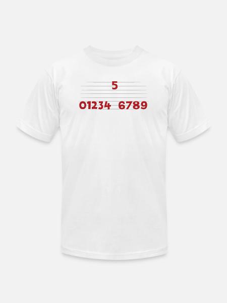 High Five - Unisex Jersey T-Shirt by Bella + Canvas - white
