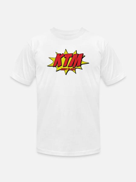 KTM Ready To Race - Unisex Jersey T-Shirt by Bella + Canvas - white