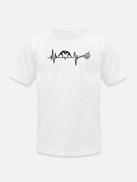 wrestle - Unisex Jersey T-Shirt by Bella + Canvas - white