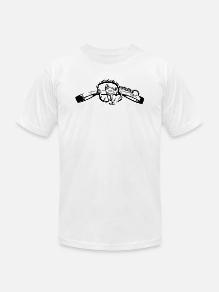 trap - Unisex Jersey T-Shirt by Bella + Canvas - white