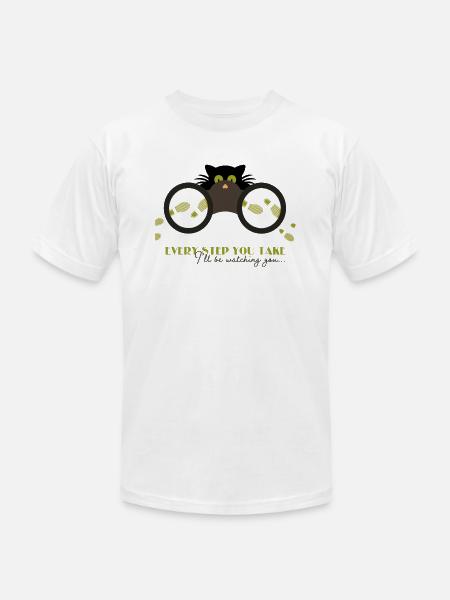 every step you take - Unisex Jersey T-Shirt by Bella + Canvas - white