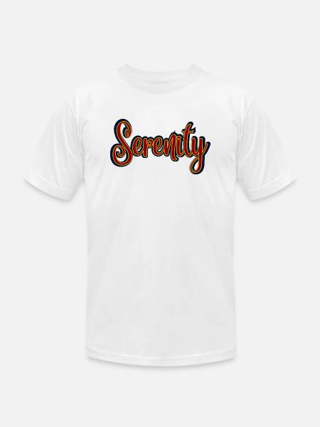 Serenity - Unisex Jersey T-Shirt by Bella + Canvas - white