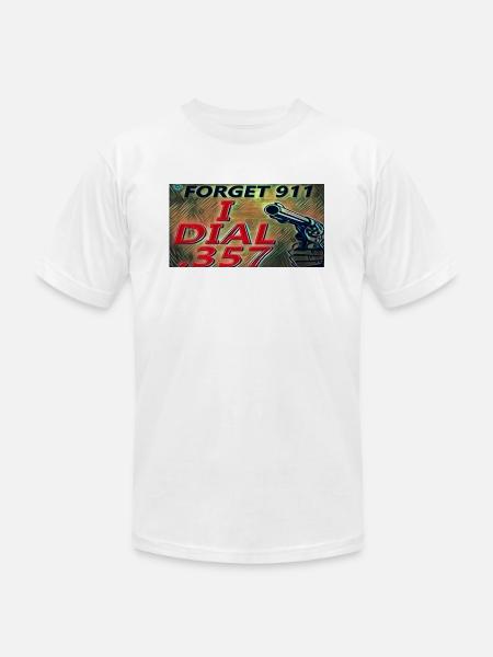 Forget 911 - Unisex Jersey T-Shirt by Bella + Canvas - white