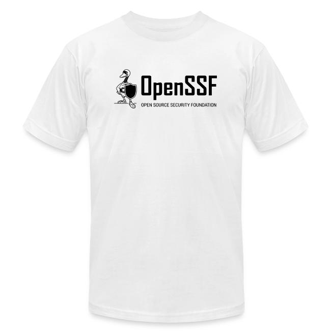 OpenSSF wide black and white logo