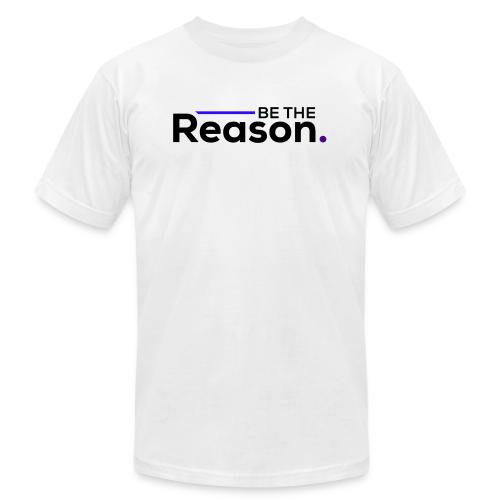 Be the Reason Logo (Black) - Unisex Jersey T-Shirt by Bella + Canvas
